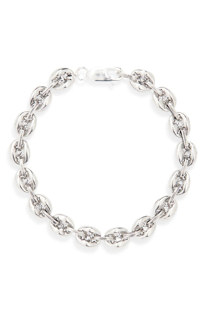 TWOJEYS Calabrote Icon Star Mariner Bracelet, Main, color, Silver