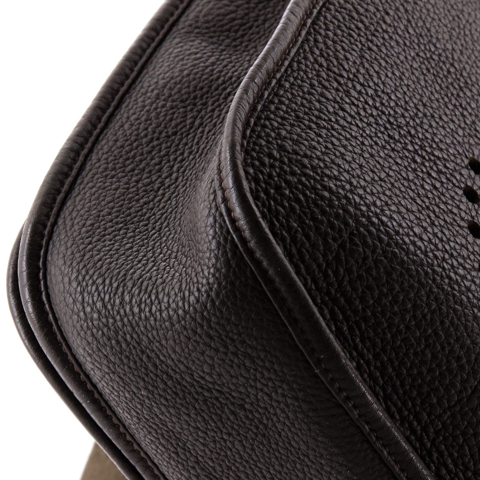 Pre-Owned Hermes Evelyne Bag Gen III Clemence GM, Alternate, color, Ebene