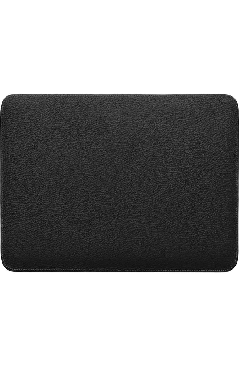 MAISON de SABRÉ Leather Laptop Sleeve, Alternate, color, Black Caviar