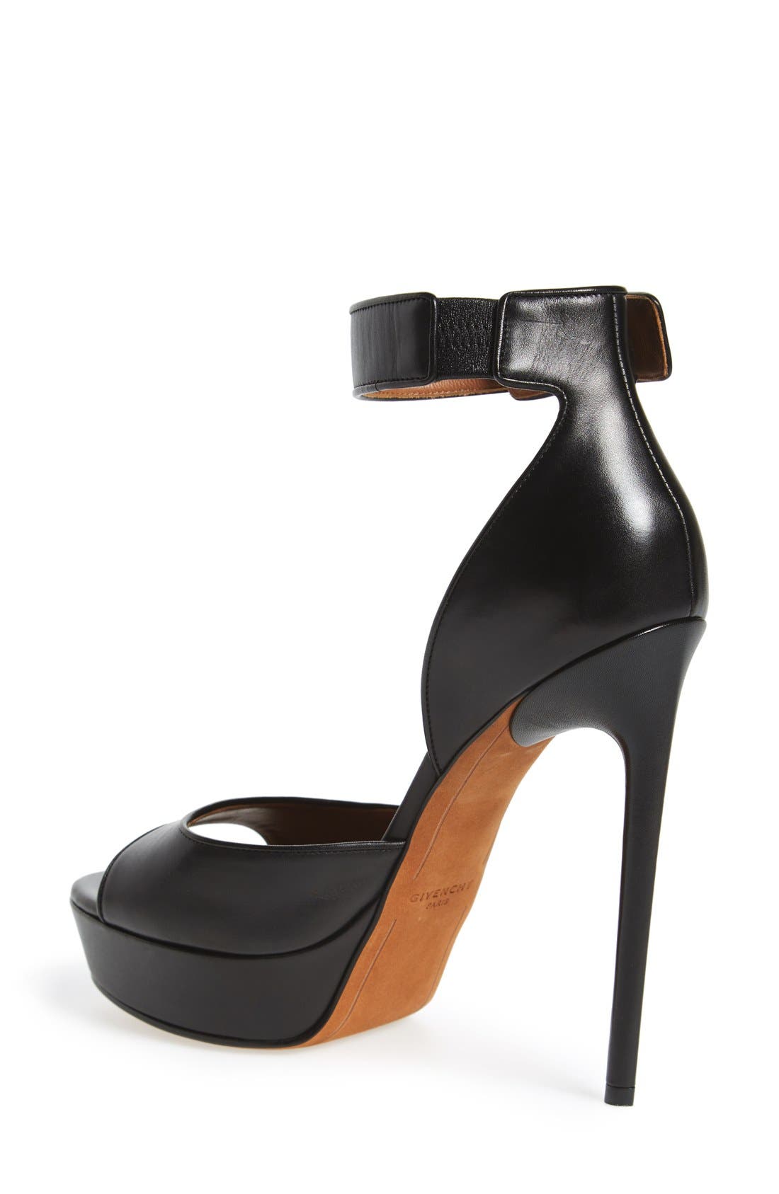 Givenchy 'Plara' Ankle Strap Platform Sandal, Alternate, color, 