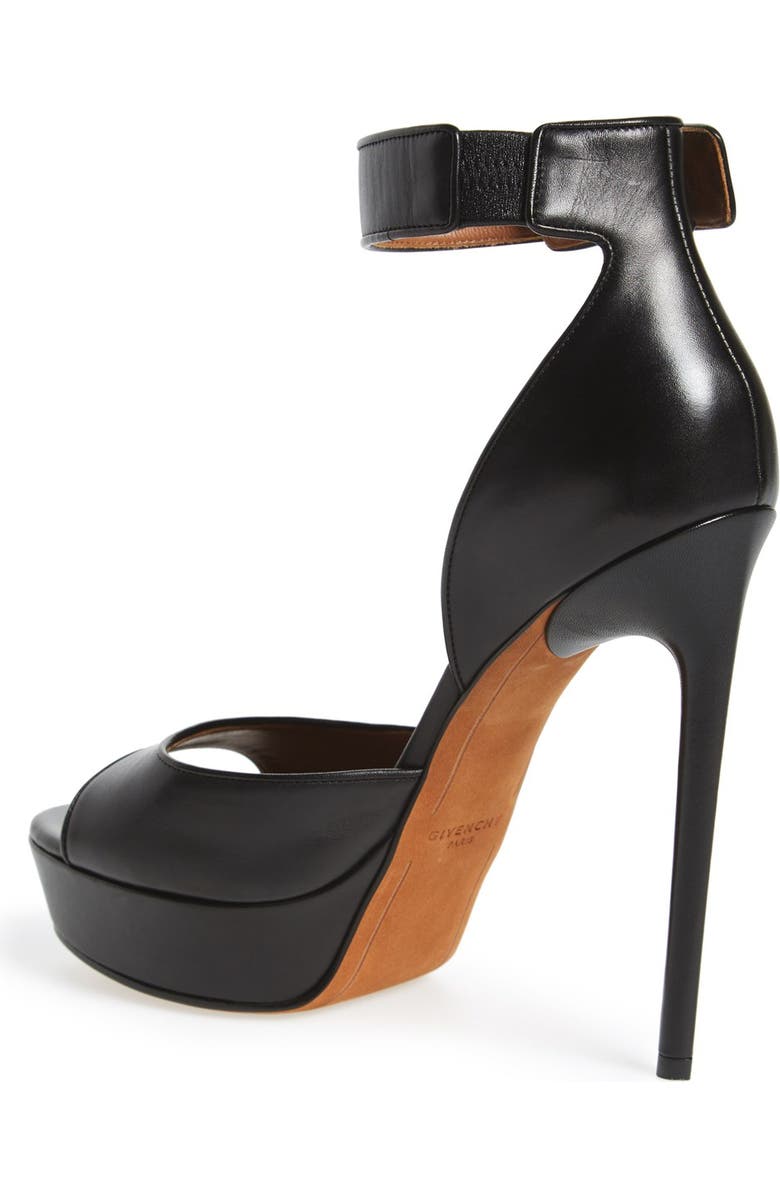 Givenchy 'Plara' Ankle Strap Platform Sandal, Alternate, color,
