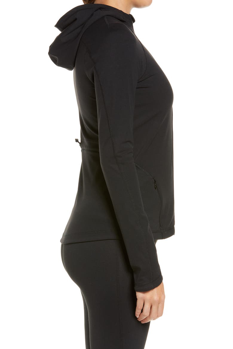 Supersoft Workout Zip Jacket, Alternate, color, BLACK