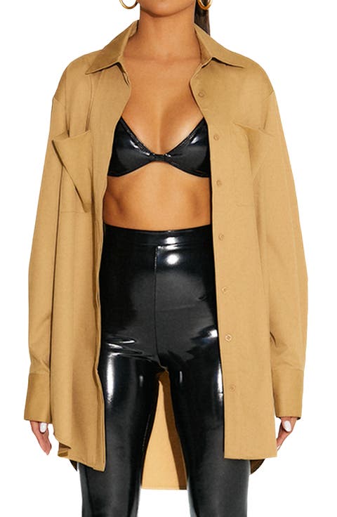 Oversize Button-Up Shirt