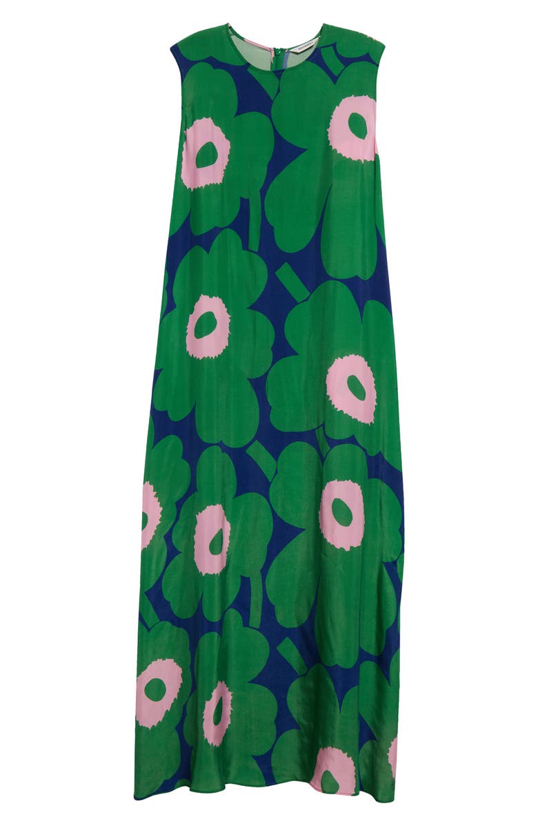 Marimekko Migot Unikko Floral Sleeveless A-Line Dress, Alternate, color, 