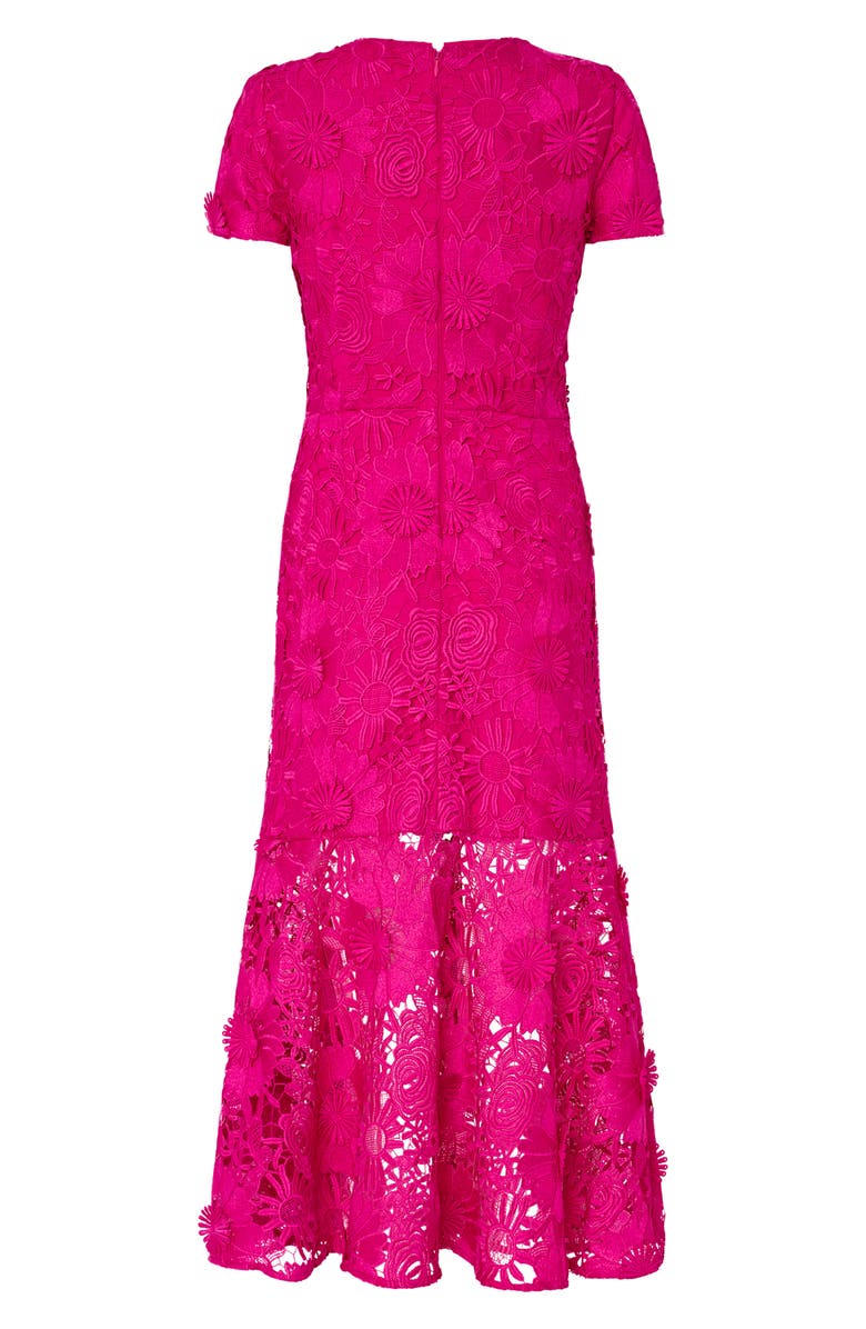 Milly Tahlia Floral Lace Dress, Alternate, color, 