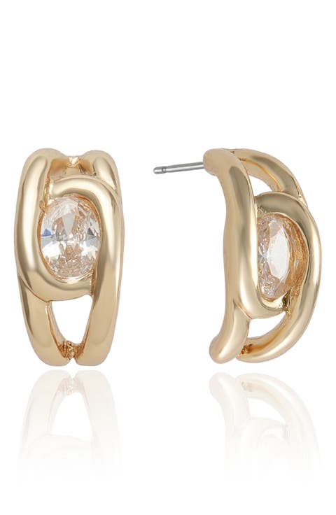 Dainty Sparkle Mini Hoop Earrings