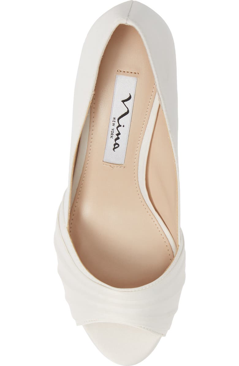 Nina Chezare Peep Toe Pump, Alternate, color,