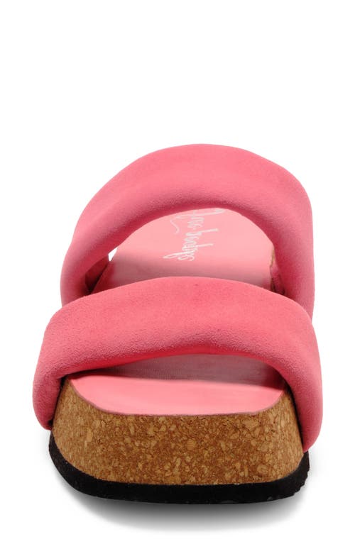 Shop Free People Fairmont Platform Slide Sandal In Watermelon