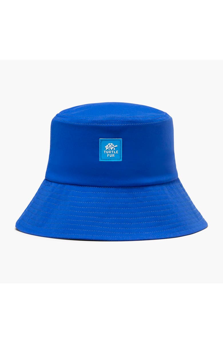 Turtle Fur Kids Sun Splash Hat, Main, color, Blue