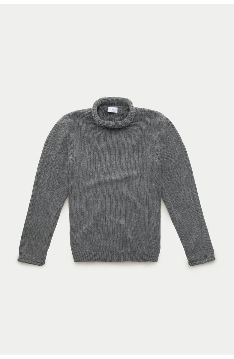 Wolf Vs. Goat (WvG) Chunky Roll Neck Sweater Cashmere Mélange, Main, color, Lubecca