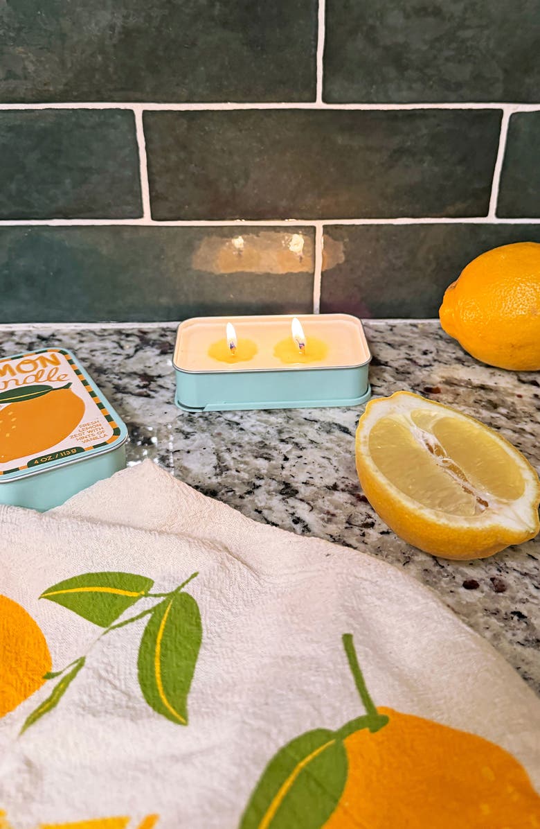 The Neighborgoods Lemon Candle, Alternate, color, 