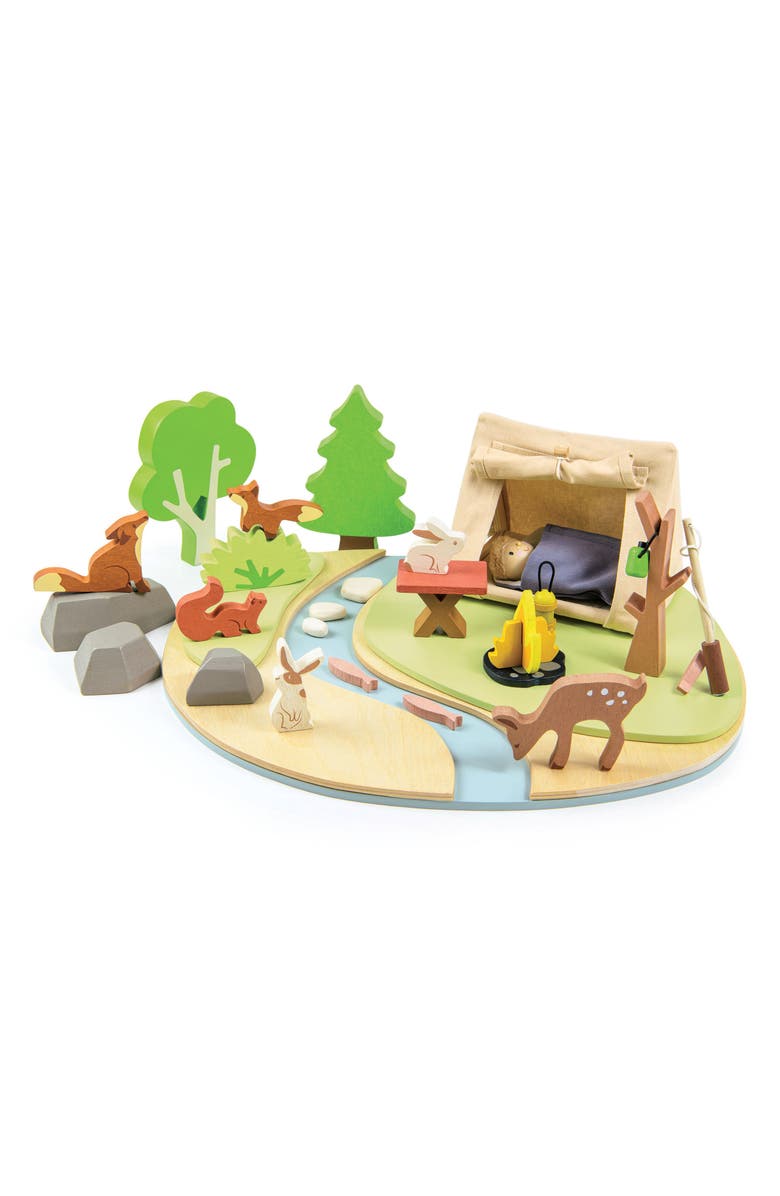 Tender Leaf Toys Wildlife Camping Playset, Alternate, color, Green Multi