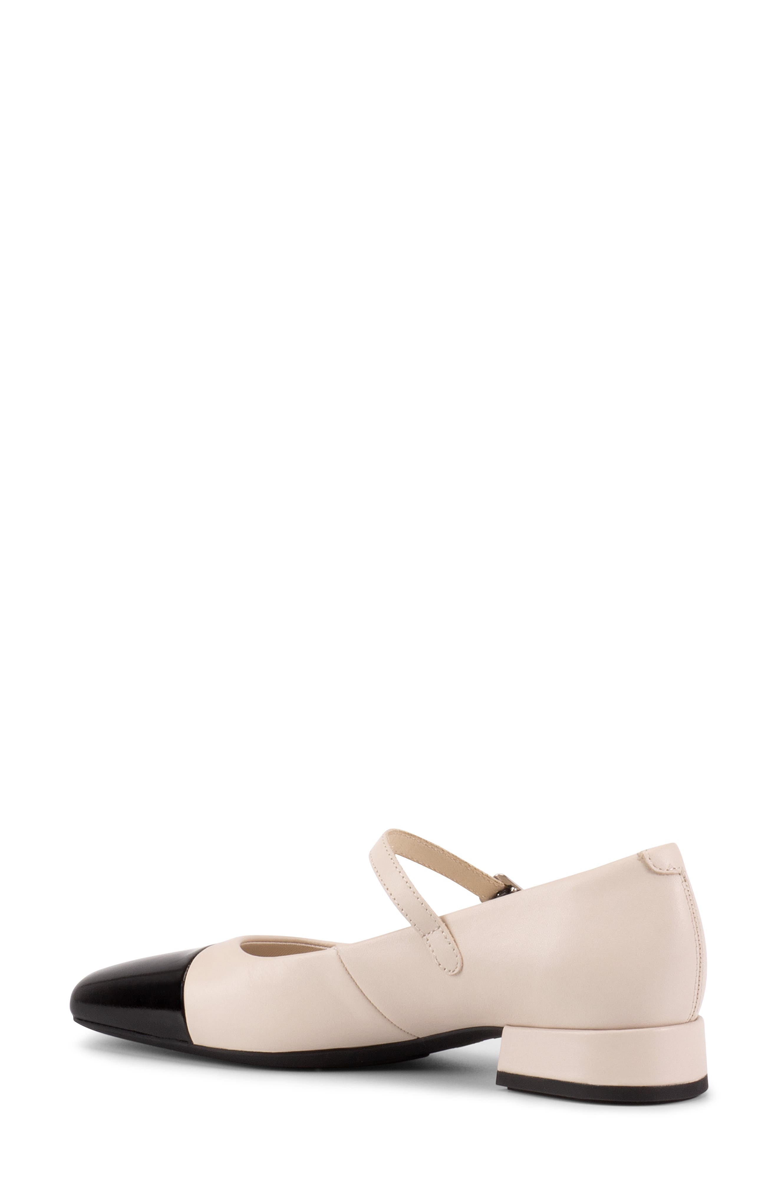 Vagabond Shoemakers Debbi Cap Toe Mary Jane, Alternate, color, Off White/ Black