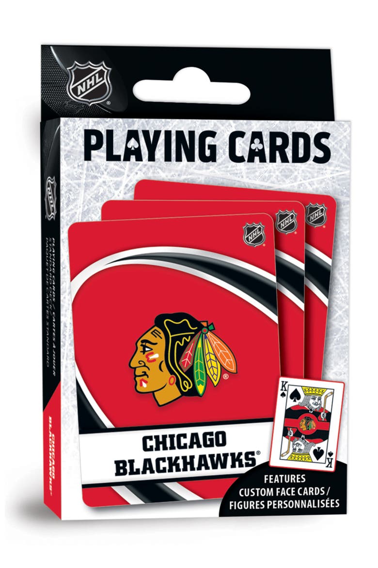 Chicago Blackhawks Playing Cards, Main, color, Multicolor