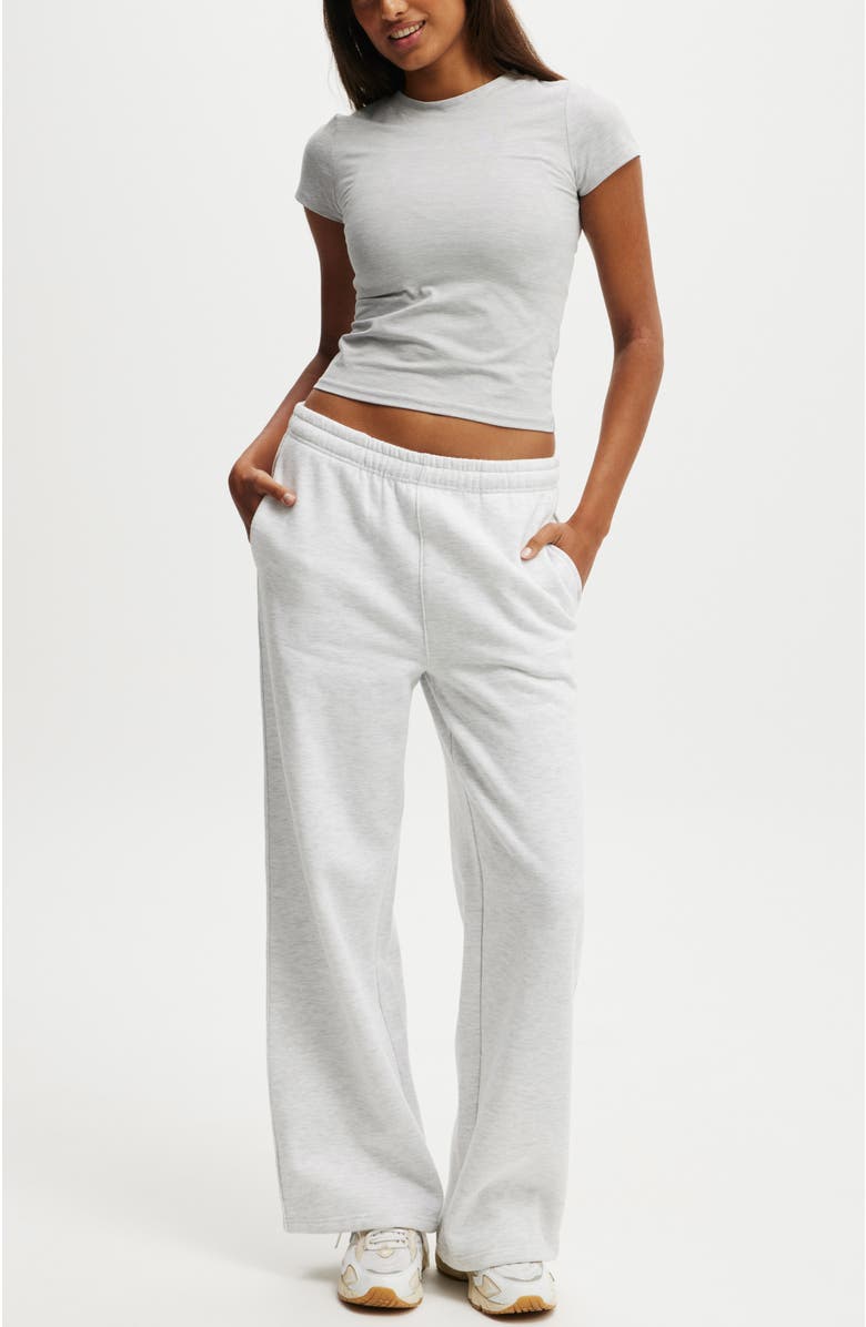 COTTON ON BODY Ultra Soft Fitted Tshirt, Alternate, color, Light Grey Marle