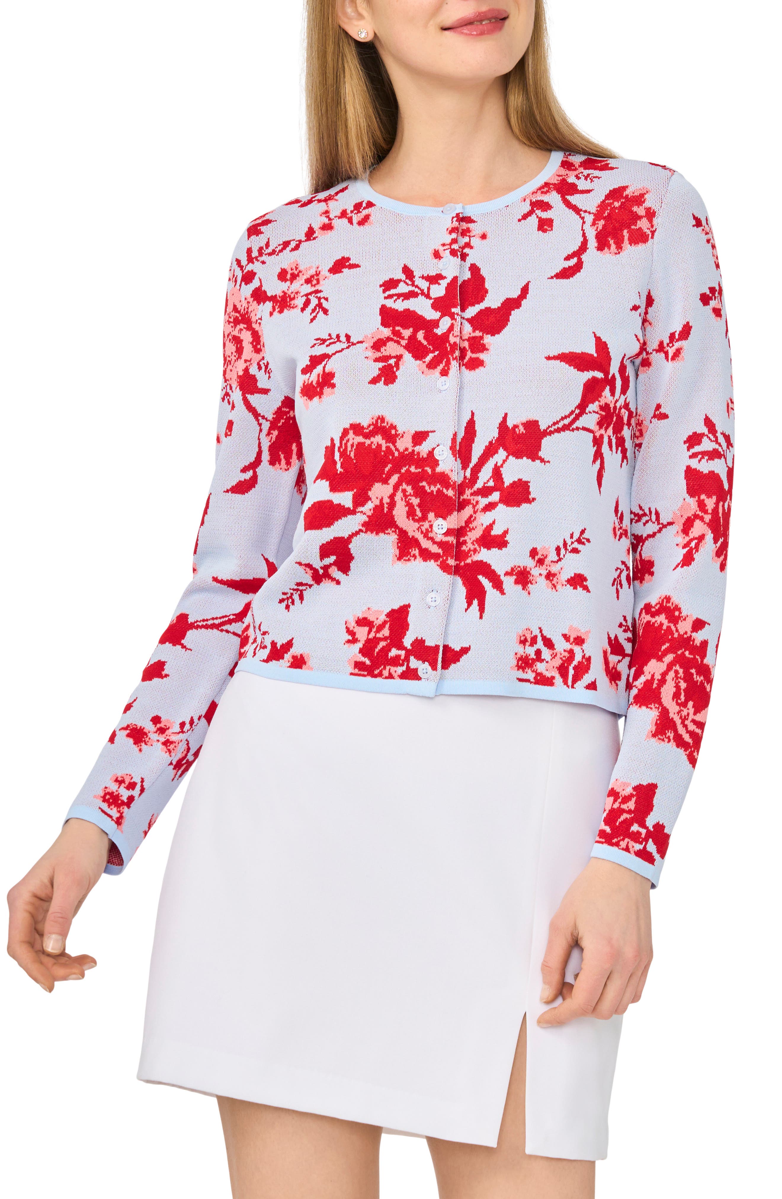 Ted Baker Floral Jacquard Cardigan
