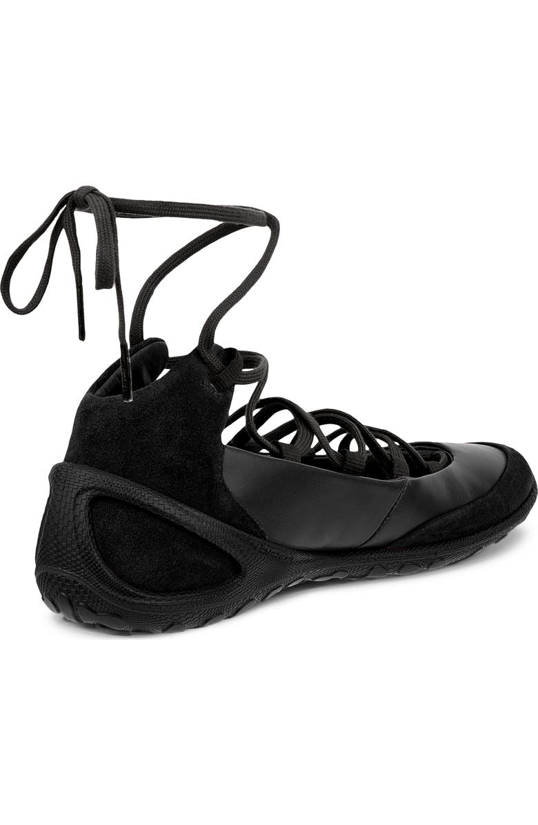 ECCO Biom Lite Ballerina Sneaker, Alternate, color, Black/ Black