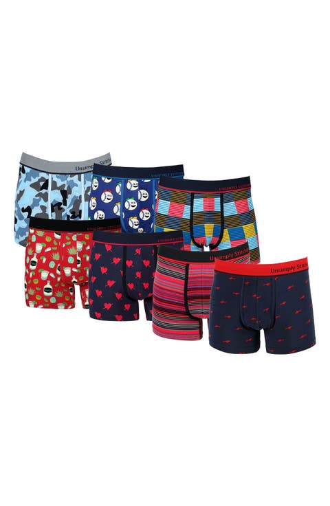 7-Pack Assorted Stretch Cotton Trunks