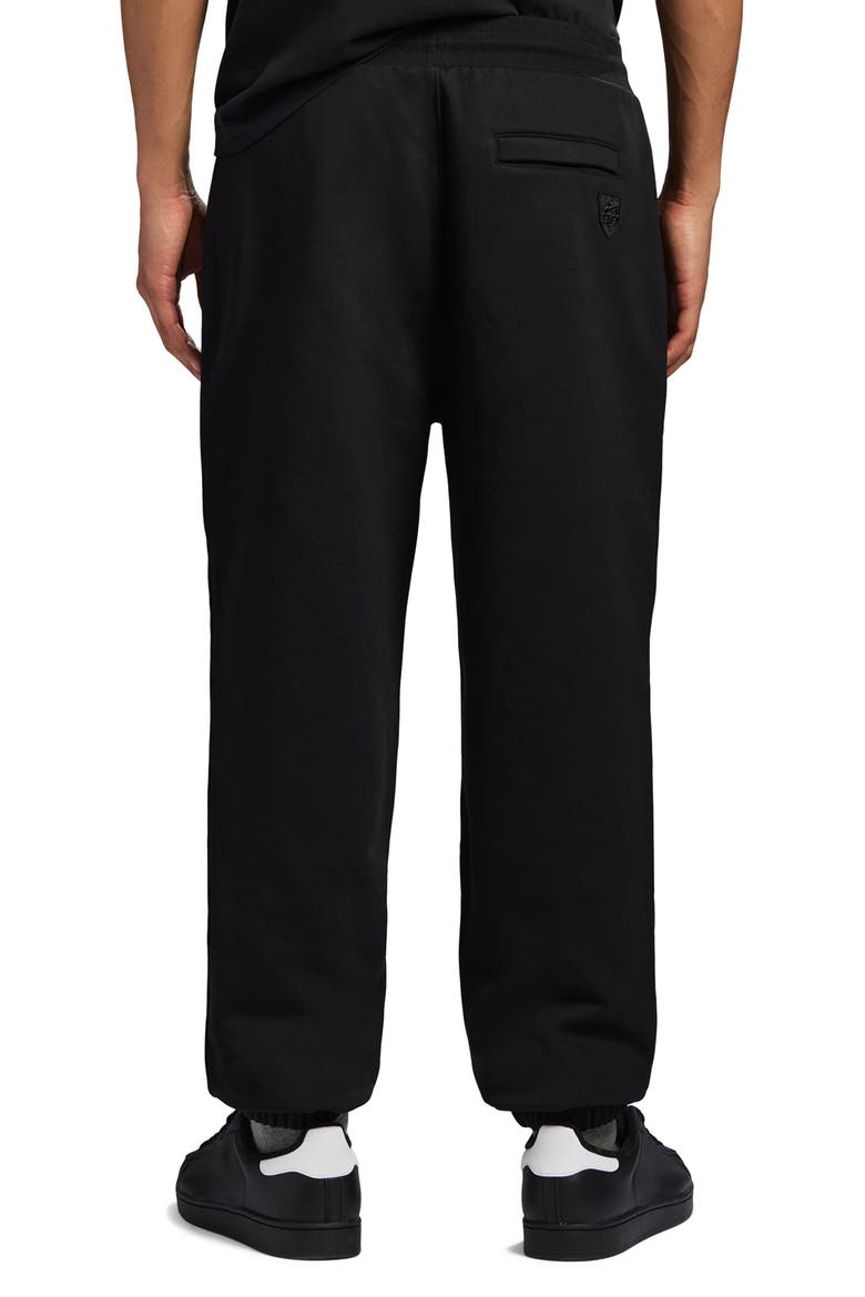 Camo Big 'A' Sweatpants, Alternate, color, BLACK