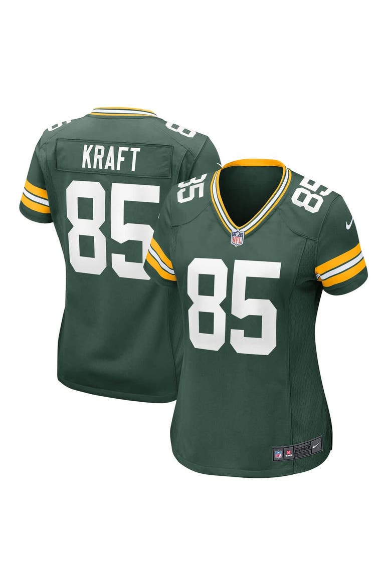 Women's Nike Tucker Kraft  Green Green Bay Packers  Game Jersey, Main, color, Green