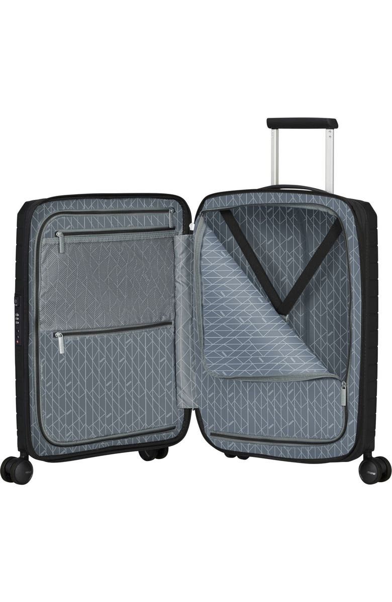 AMERICAN TOURISTER Fastfoward Expandable Hardside 22" Carry On Spinner, Alternate, color, Flash Black