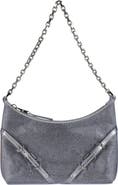 Givenchy Voyou Party Crystal Embellished Leather Shoulder Bag