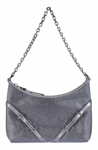 Givenchy Voyou Party Crystal Embellished Leather Shoulder Bag