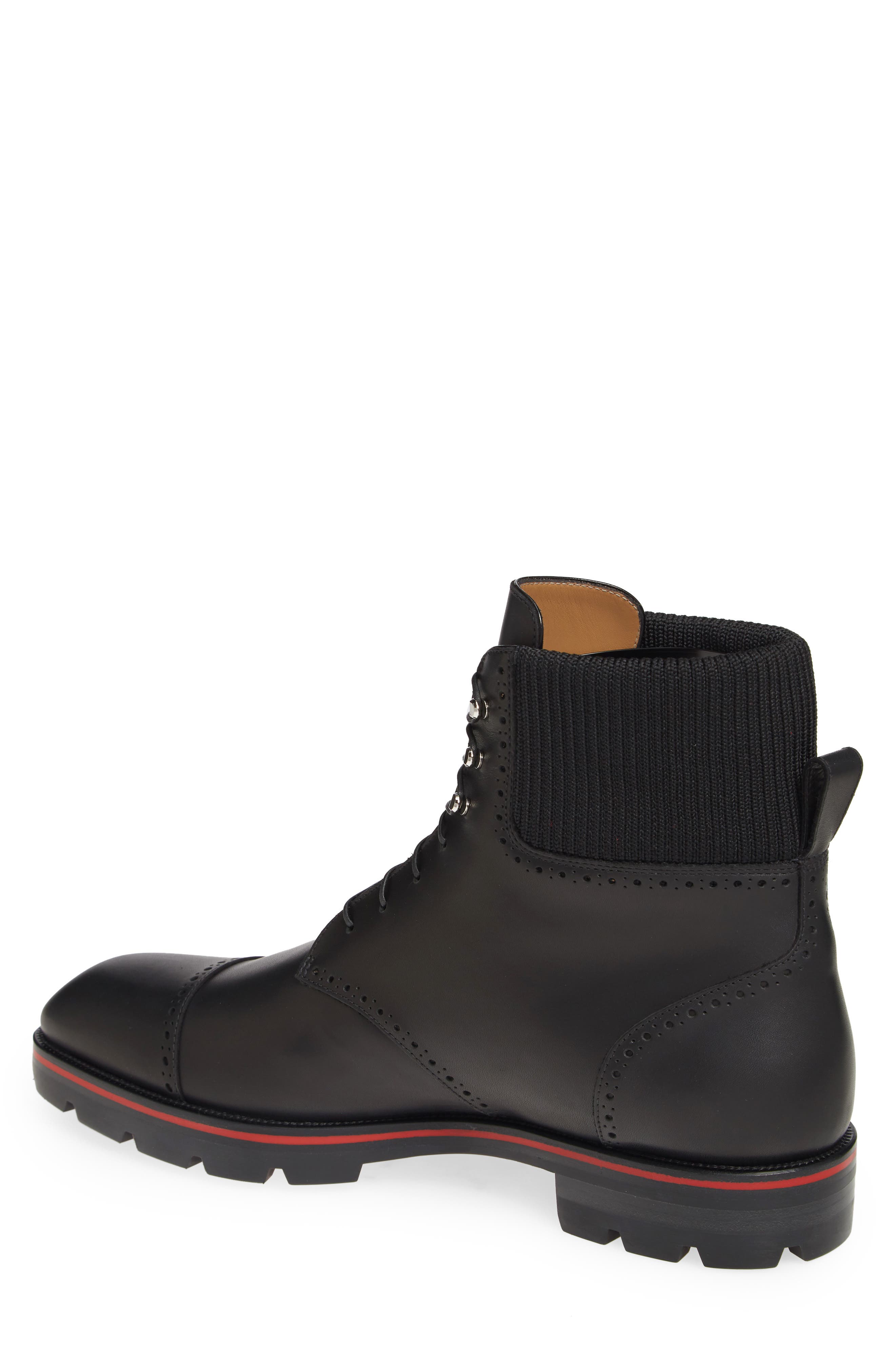 Christian Louboutin Citycroc Cap Toe Boot, Alternate, color, 