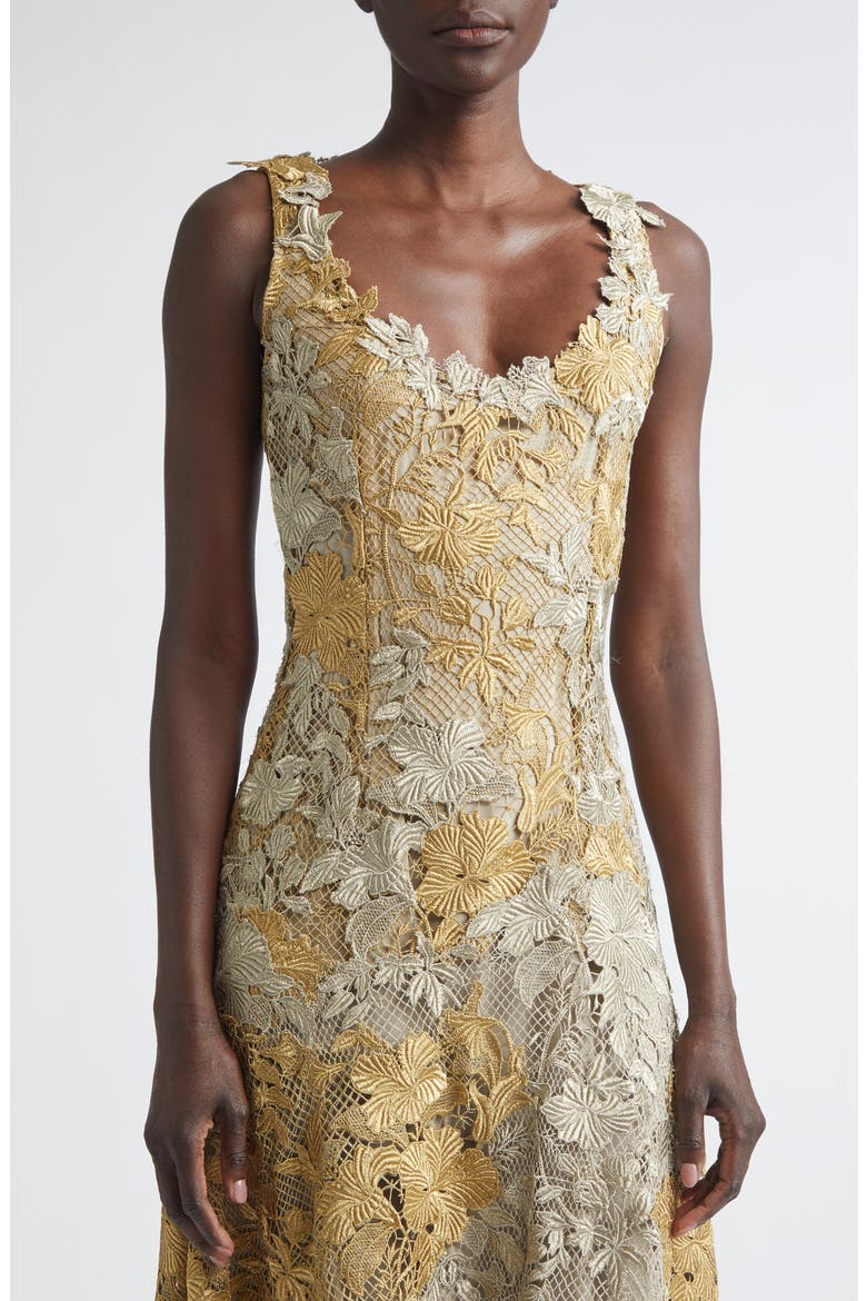hibiscus floral guipure mini dress self-portrait - HIBISCUS FLORAL GUIPURE MINI DRESS / Shop https://tinyurl.com/y3r8t6lj