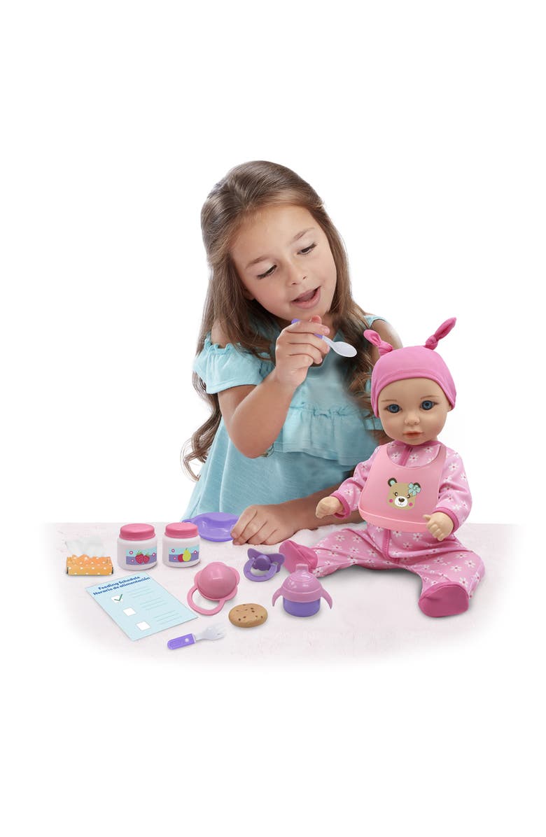 Little Darlings Little Partners Baby Doll Deluxe Playset w/ 15in Baby Doll, Alternate, color, 