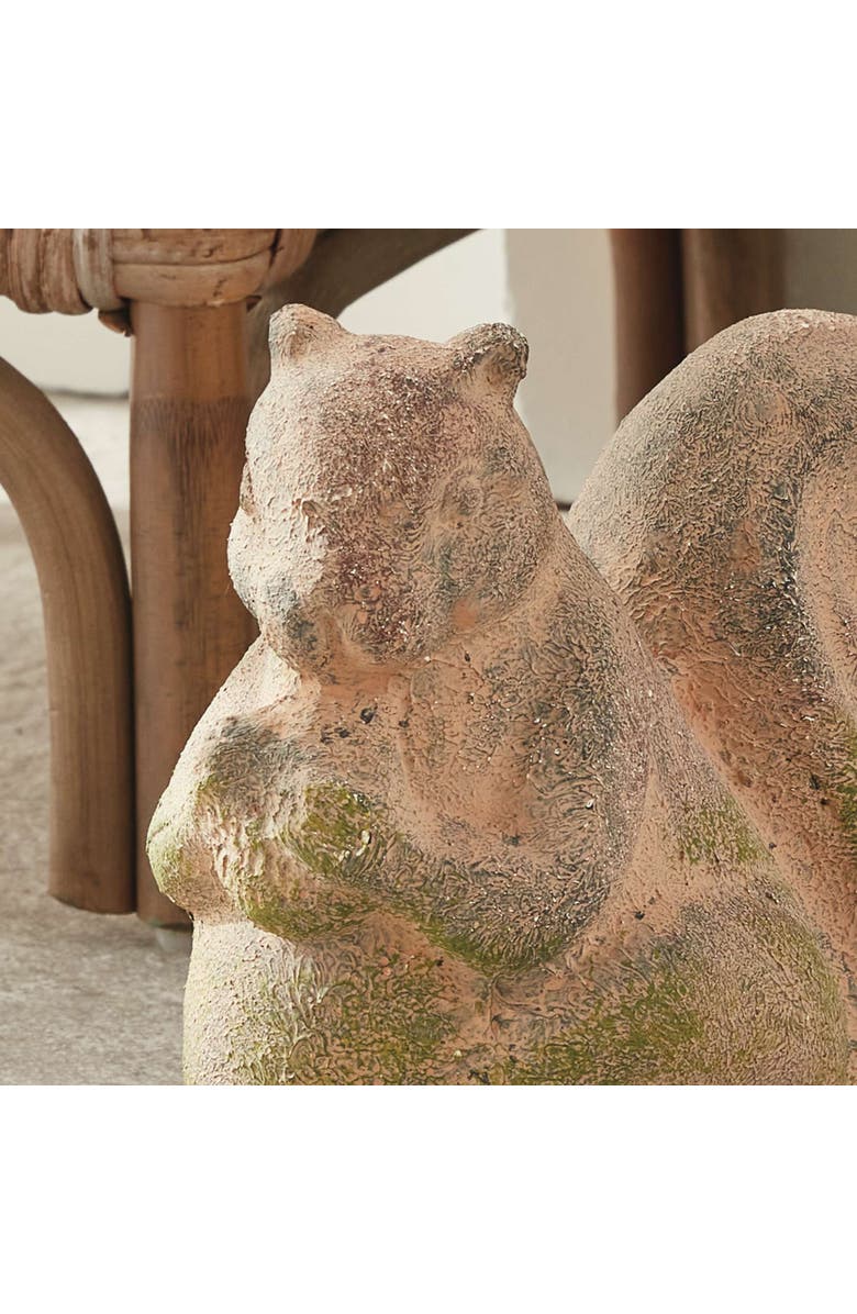 Napa Home & Garden Weathered Garden Squirrel, Alternate, color, Brown