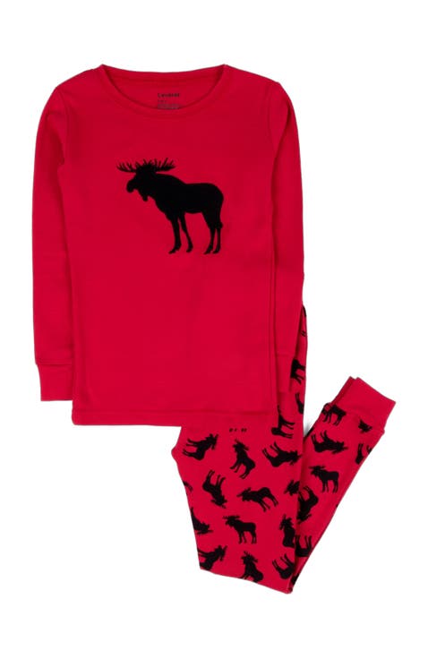 Kids Two-Piece Cotton Matching Family Holiday Pajamas, Argyles & Holiday Prints (Toddler, Little Kid & Big Kid)