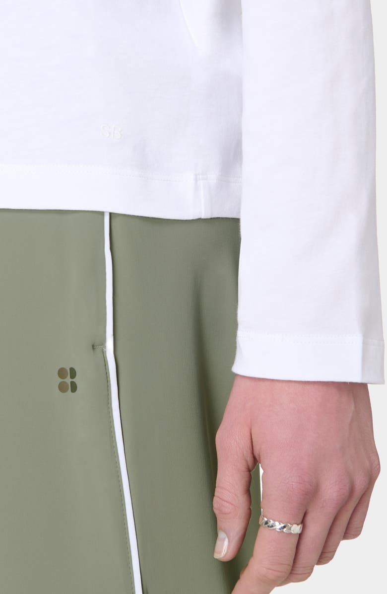 Sweaty Betty Essential Long Sleeve T-Shirt, Alternate, color, White