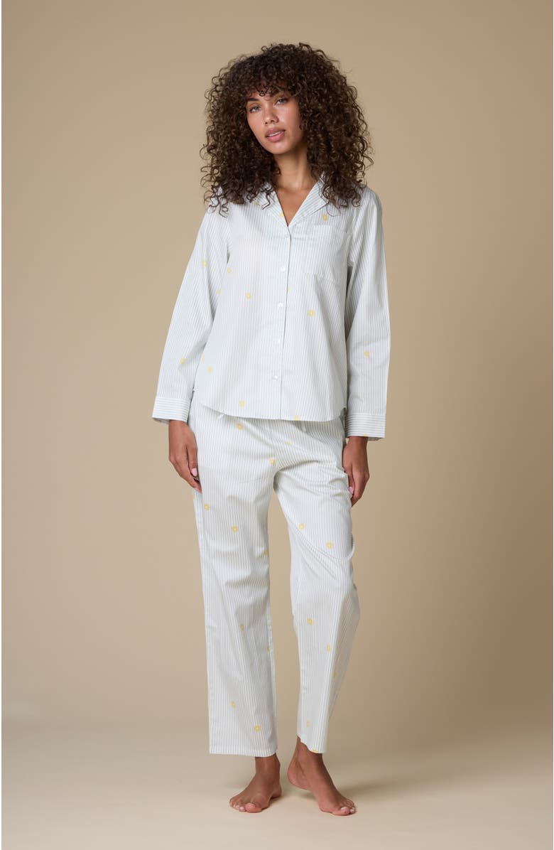 noon Cotton Long Sleeve Pajama Top, Main, color, 