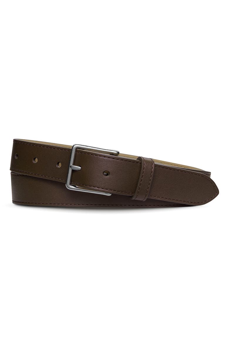 Shinola Leather Belt, Alternate, color, Brown