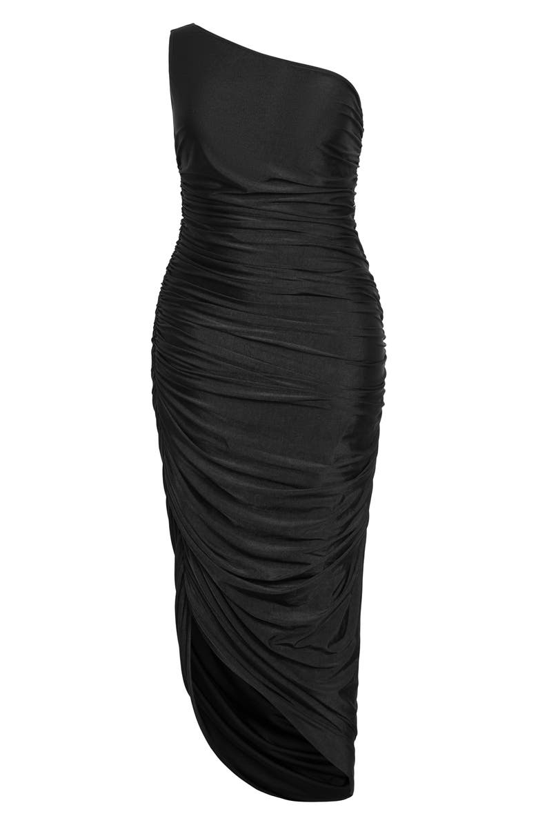 City Chic Lara One Shoulder Sheath Dress, Alternate, color, 