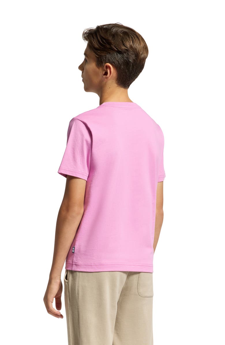 Psycho Bunny Kids' Durango Embroidered Cotton Graphic T-Shirt, Alternate, color, Opera Mauve