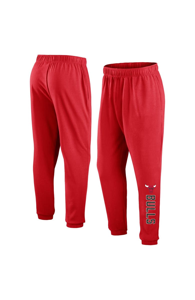FANATICS Men's Fanatics Branded  Red Chicago Bulls Big & Tall Chop Block Pants, Main, color, 