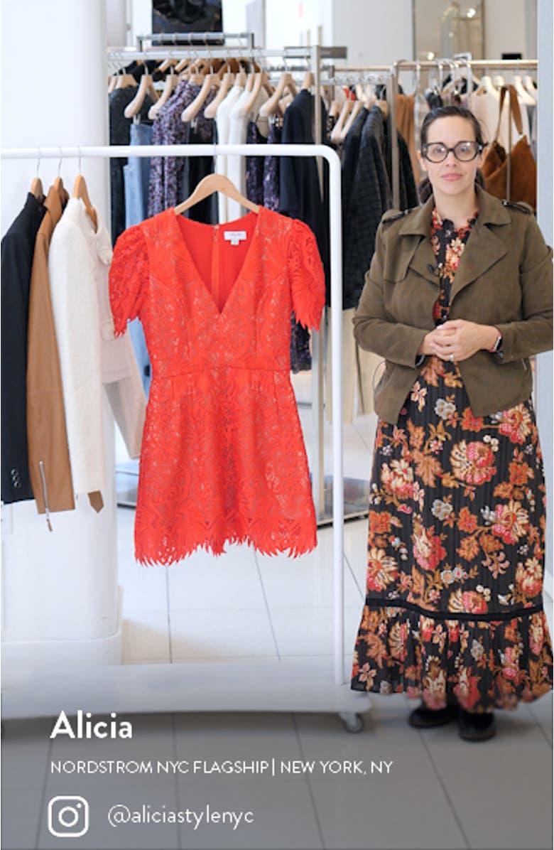 Ingrid Lace Minidress, sales video thumbnail
