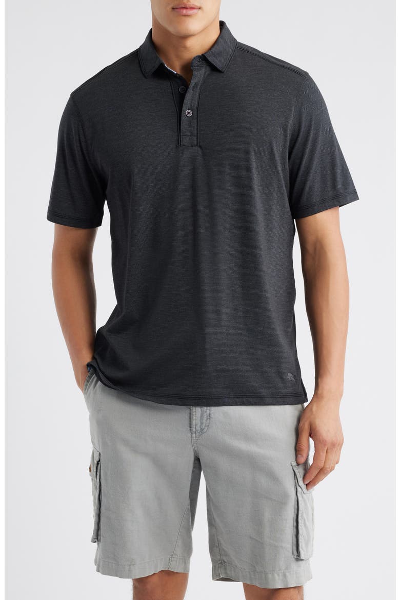 Harbor Isles Polo, Main, color, BLACK