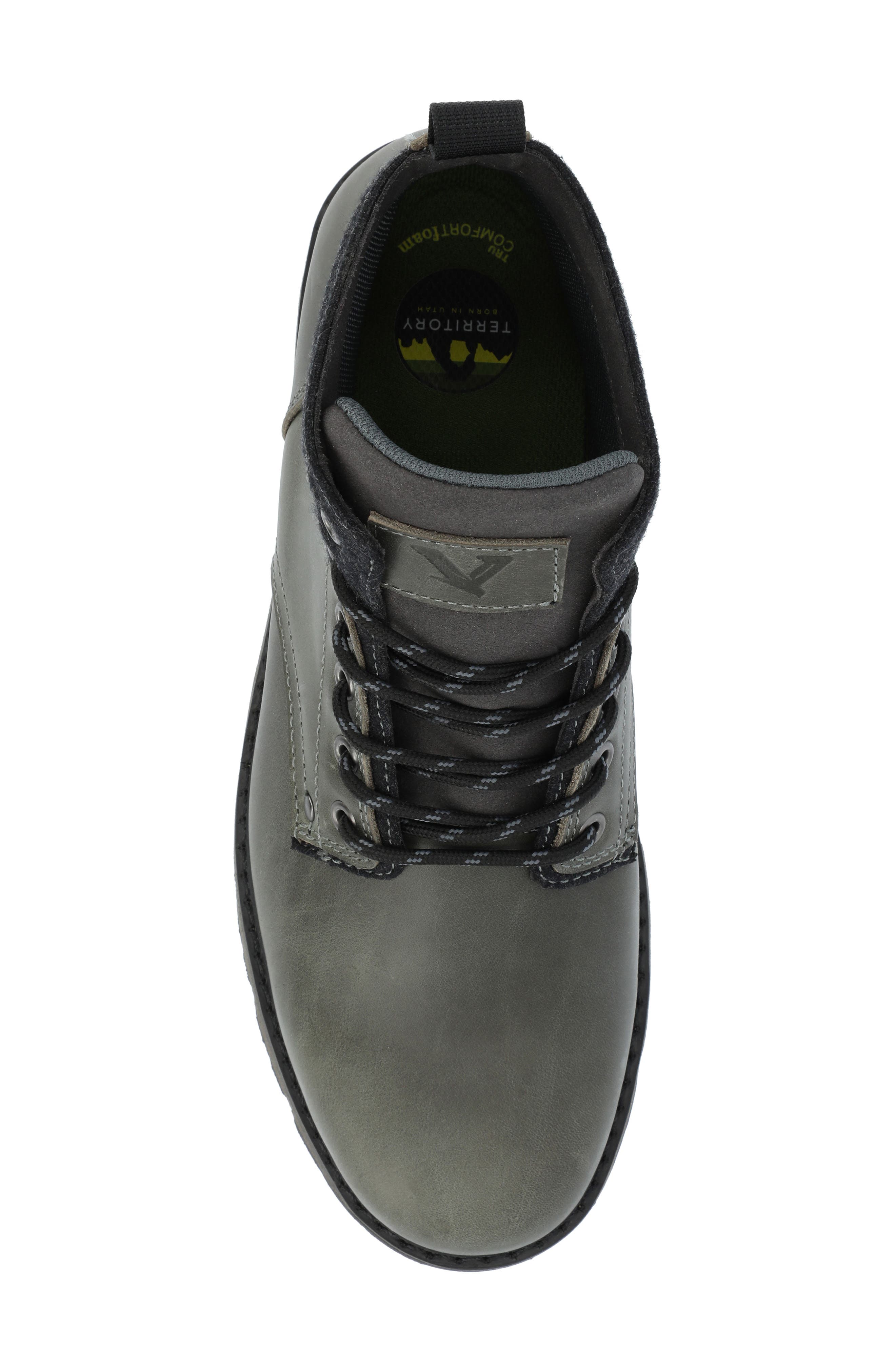 TERRITORY BOOTS Redline Water Resistant Plain Toe Lace-Up Boot, Alternate, color, 
