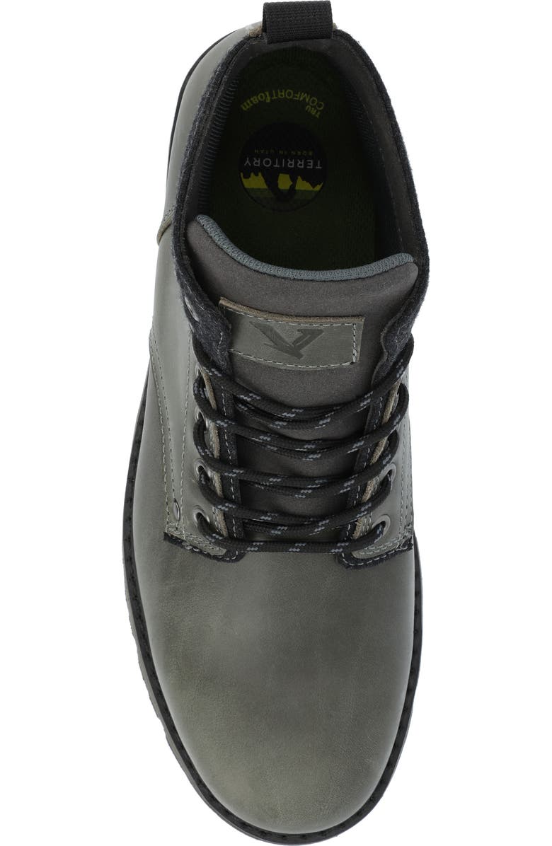 TERRITORY BOOTS Redline Water Resistant Plain Toe Lace-Up Boot, Alternate, color,