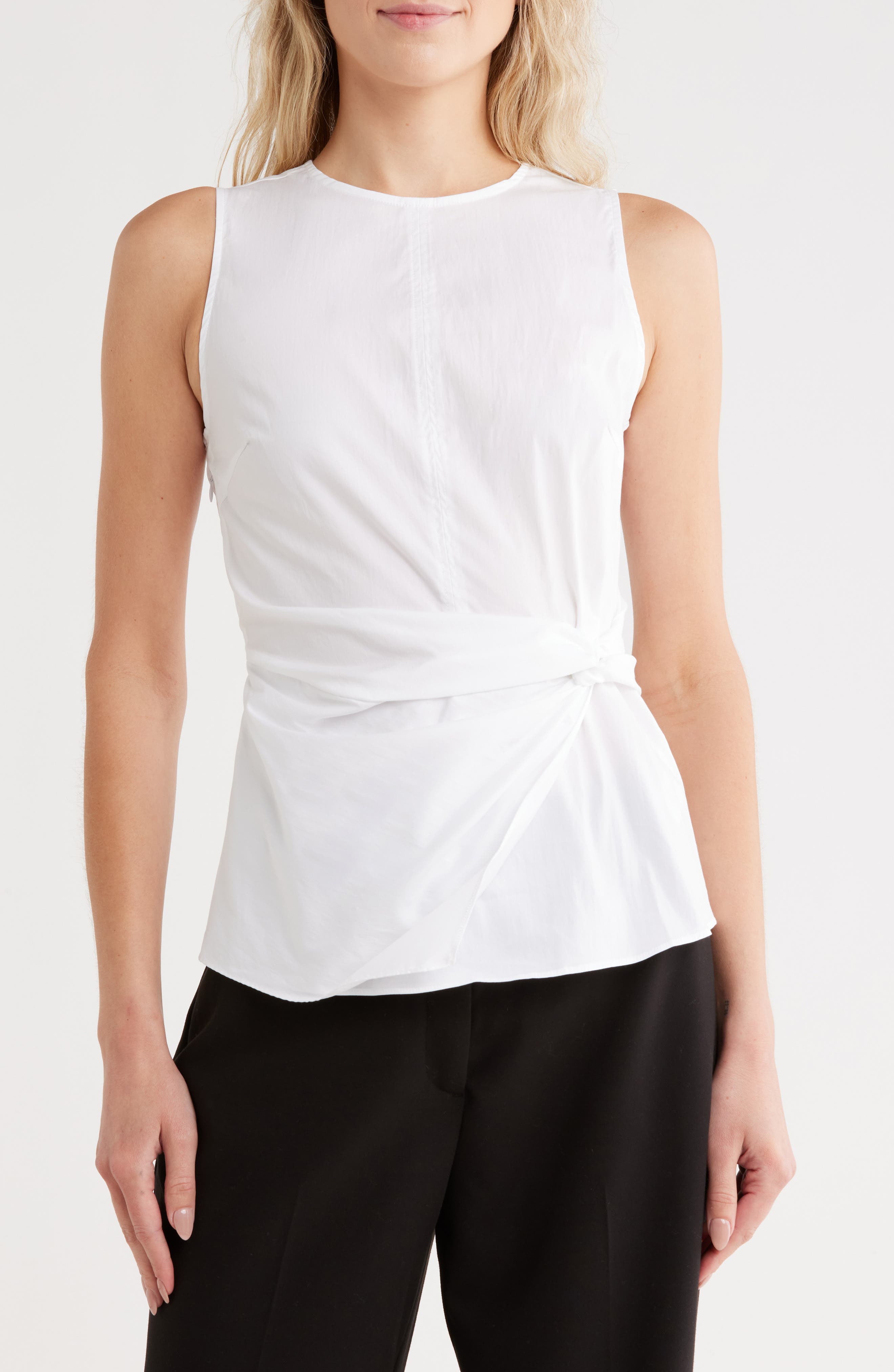 JASON WU Twist Front Sleeveless Top