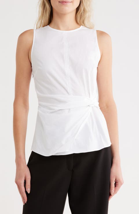 Twist Front Sleeveless Top