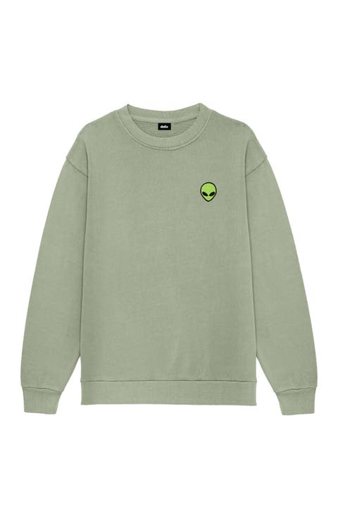 Alien Heavyweight Relaxed Mens Sweatshirt