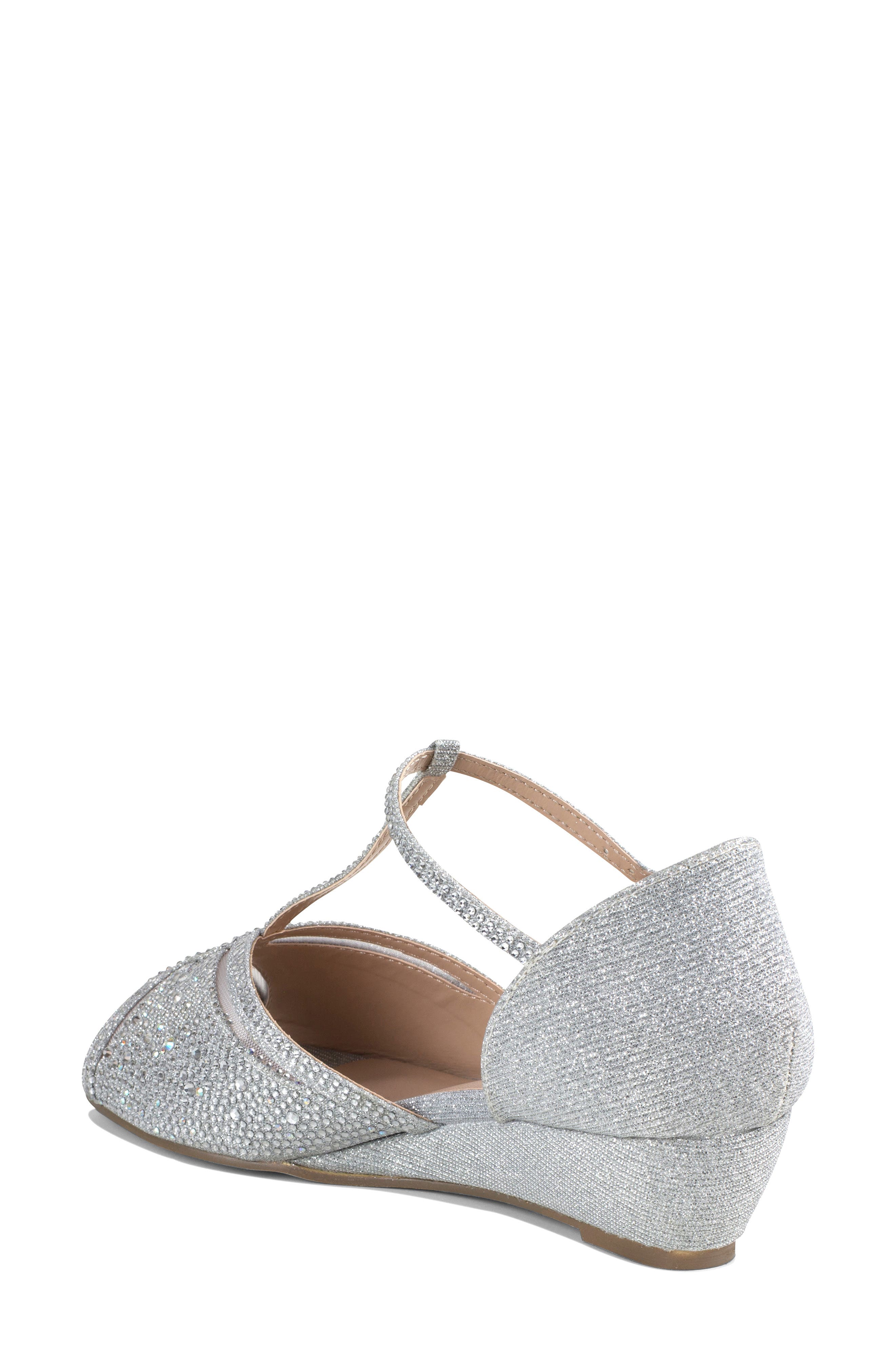 Paradox London Pink Janelle Wedge Sandal, Alternate, color, Silver