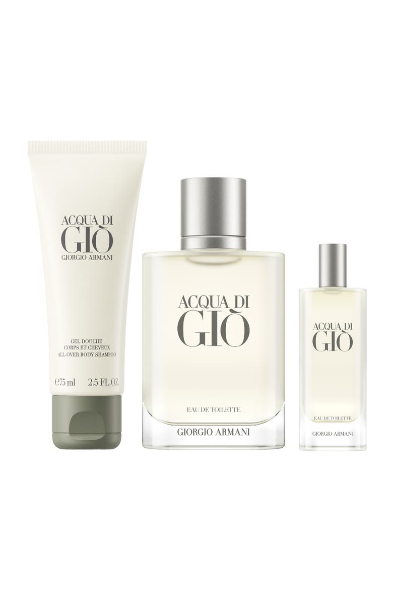 Acqua di Gió Eau de Tiolette & Shower Gel Father's Day 3-Piece Gift Set $174 Value, Alternate, color, NO COLOR