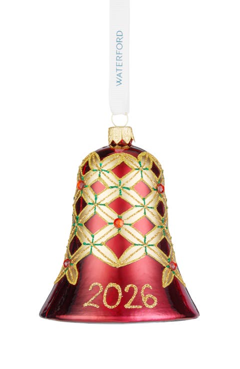 Holiday Heirlooms Annual 2026 Bell Glass Ornament