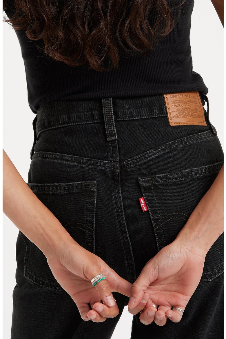 Ribcage High Waist Wide Leg Jeans, Alternate, color, ROSIE POSIE
