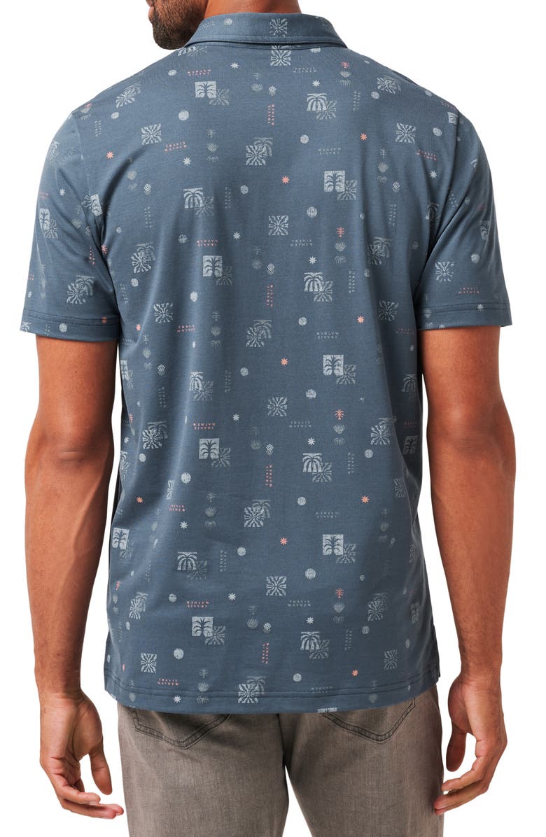 TravisMathew Quick Trip Polo, Alternate, color, Mood Indigo/ Vintage Indigo